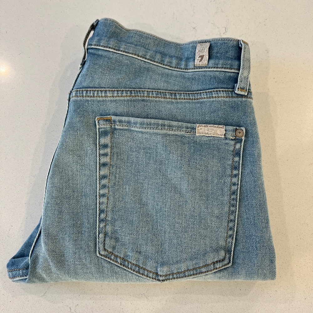 7 For All Mankind Slimmy Slim Straight 31” waist x 30” inseam